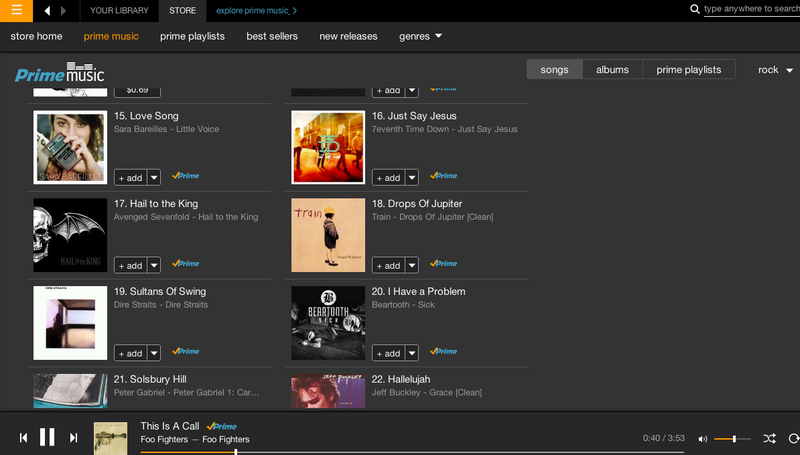 Illustration for article titled Amazon Prime Music Impressions: Free With Prime! But Not Quite Enough